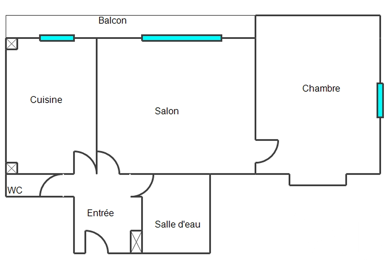 Appartement 2 pièces 248000 €