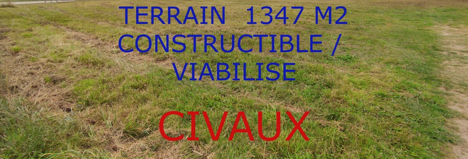 Terrain  1347 m² à vendre à Civaux (86320)