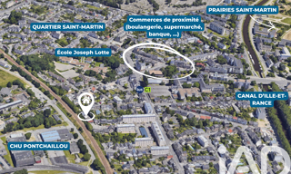 Terrain  420 m² à vendre à Rennes (35000)