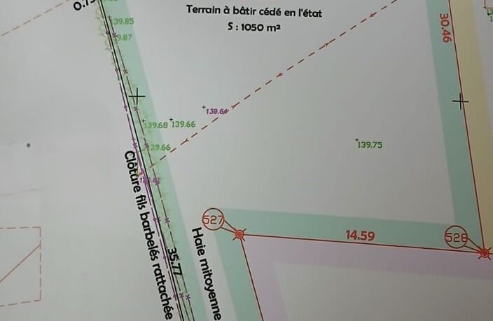 Vente Terrain à bâtir 1 050 m&sup2; — photo 2