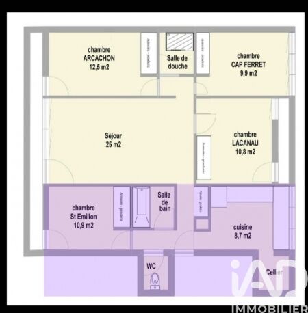 Location Appartement 5 pièces - Photo 4
