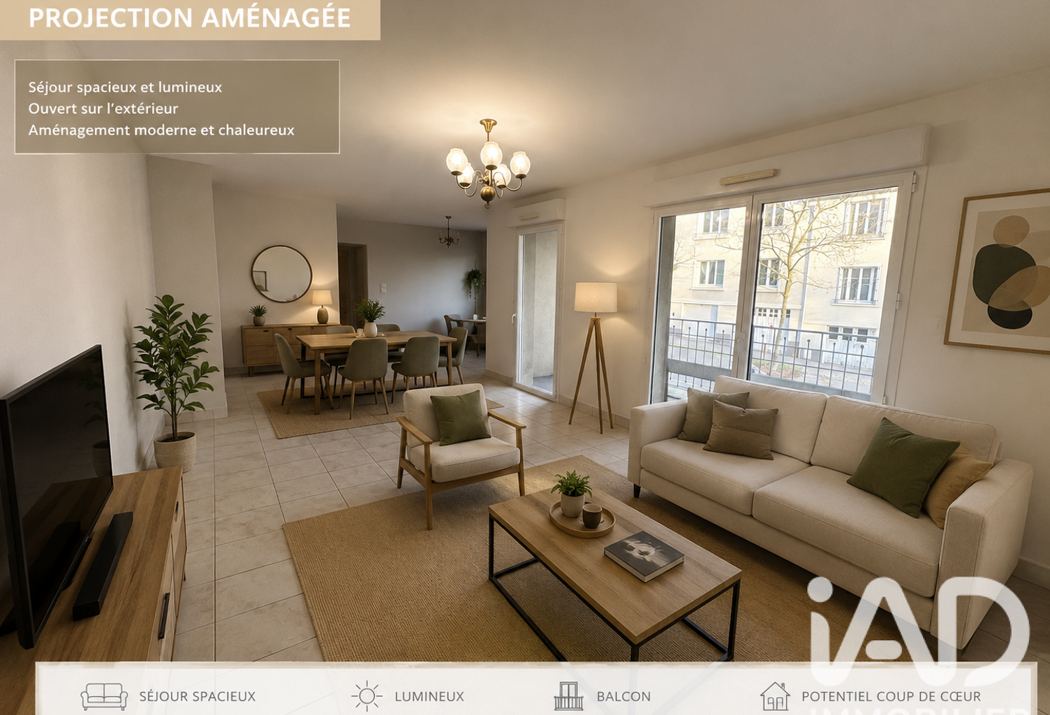 Vente Appartement 3 pièces — photo 1
