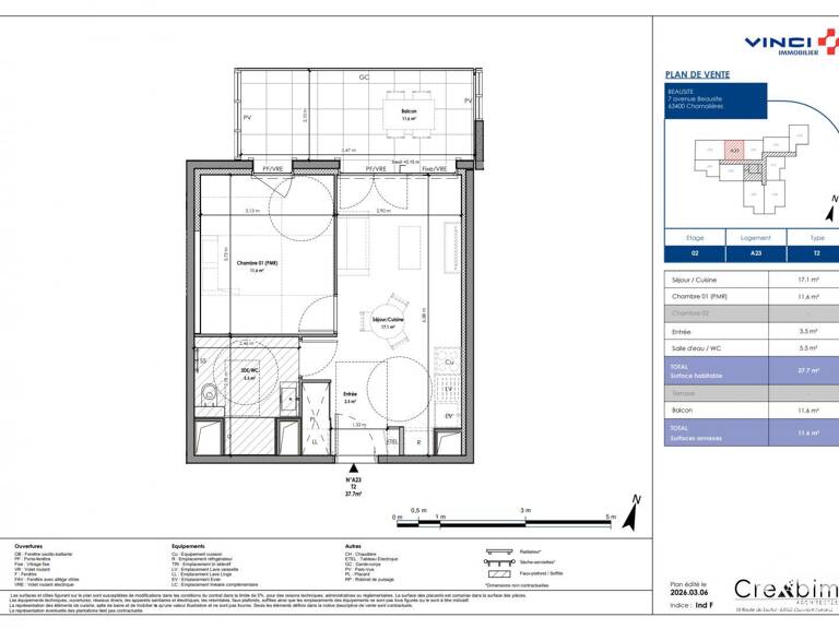 Vente Appartement 2 pièces — photo 1