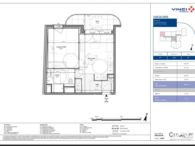 Vente Appartement 2 pièces — photo 1