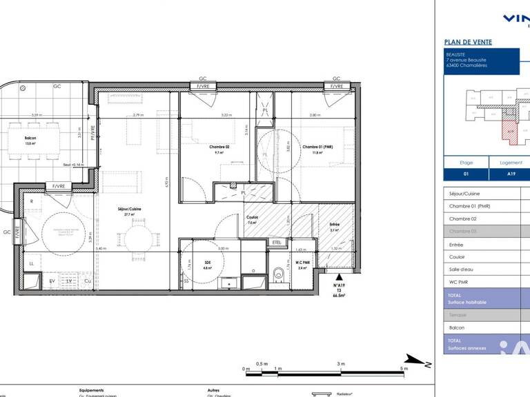 Vente Appartement 3 pièces — photo 1