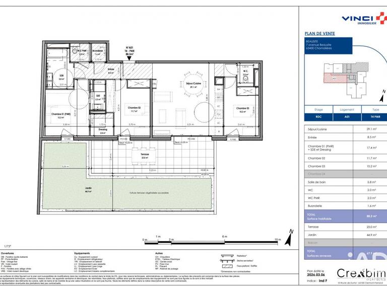 Vente Appartement 4 pièces — photo 1