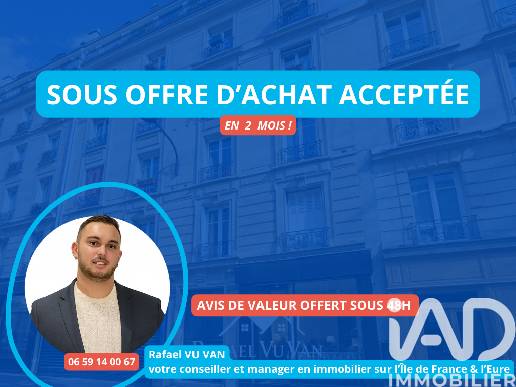 Appartement à vendre, 1 pièces, 19 m², Paris