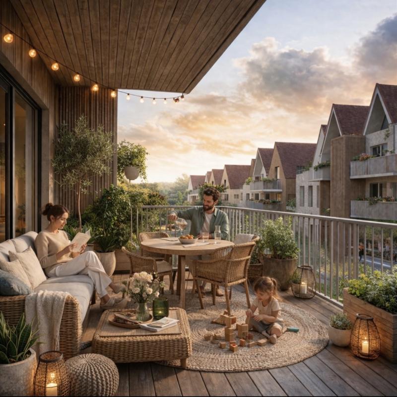 Appartement neuf 3 pièces 61 m²