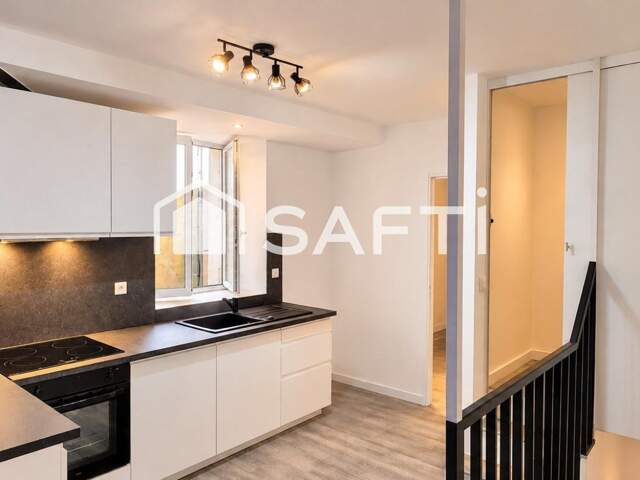 Maison rénovée 3ch, 90m2, garage et balcons — photo du bien