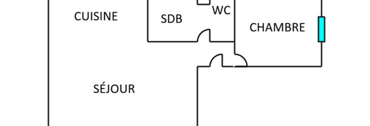 Appartement 2 Pièces 43 m² à vendre à Bordeaux (33000)
