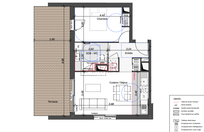 APPARTEMENT T2 - PROCHE COMMODITÉS — photo 2