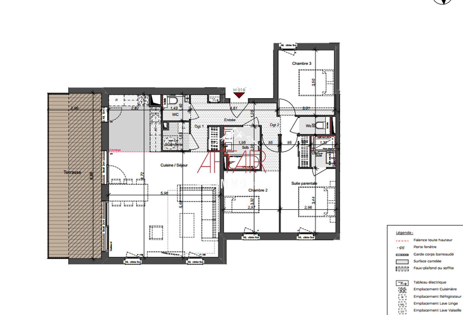 APPARTEMENT T4 AVEC TERRASSE — photo 1
