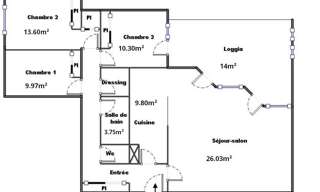 Appartement 4 Pièces 89 m² à vendre à Lyon 8 (69008)