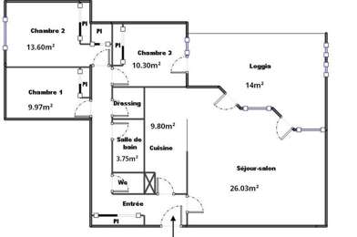 Appartement 4 pièces 218000 €
