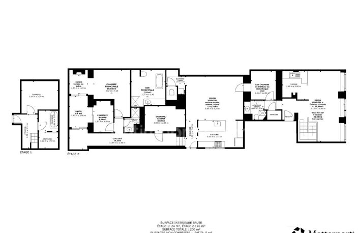 PARIS 11e – FOLIE-MÉRICOURT / OBERKAMPF – LOFT ATYPIQUE 157 M² CARREZ / 184 M² AU SOL – 2 ENTRÉES – PATIO — photo 4