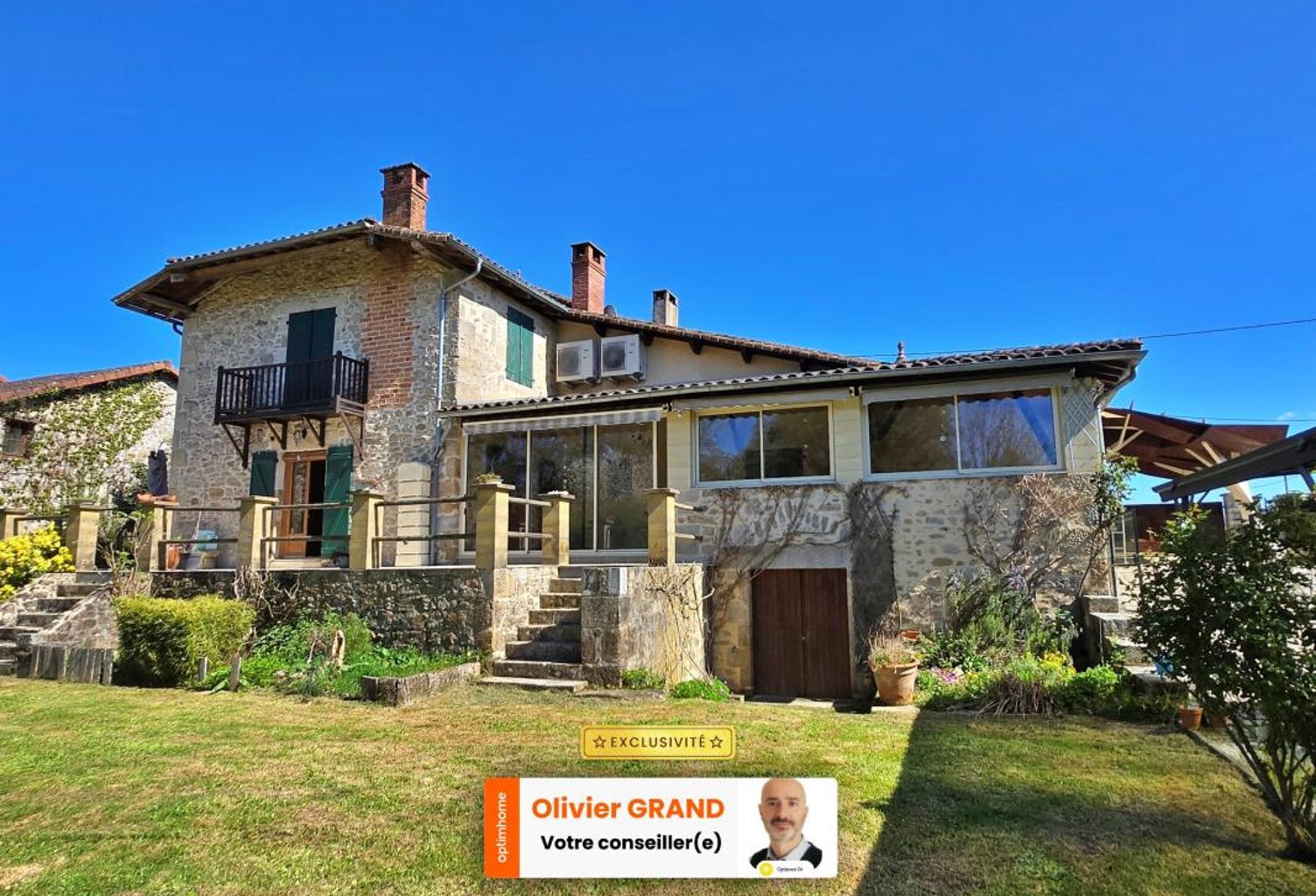 Grande maison familiale en Pierre avec Jardin - Piscine et Ruisseau- Proche saint-Junien — photo 1