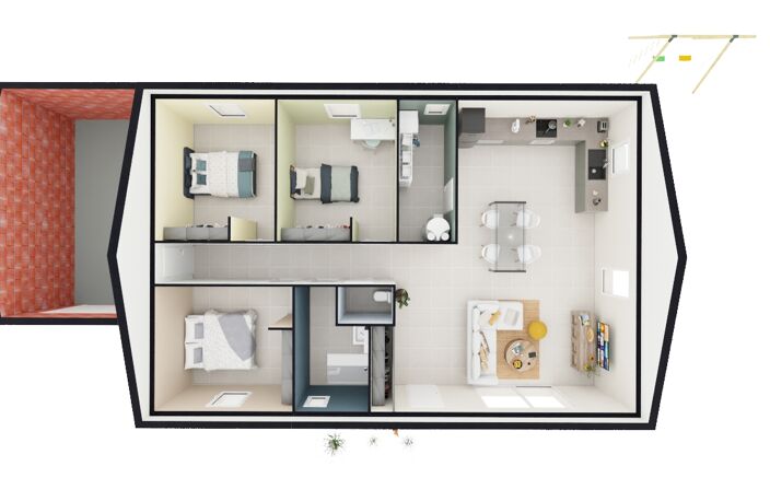 À vendre – Maison neuve de plain-pied 3 chambres à Connaux (30330) — photo 3