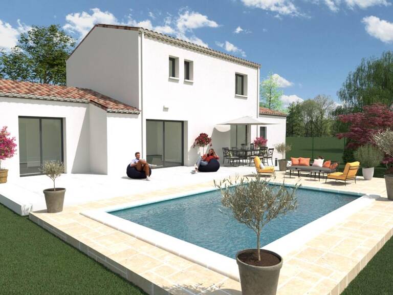 A VENDRE ROQUEMAURE : Villa 4 chambres sur une parcelle viabilisée de 550 m² — photo 1