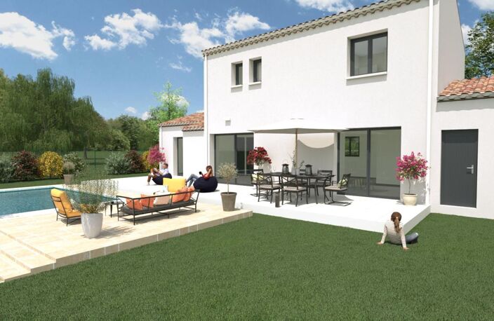 A VENDRE ROQUEMAURE : Villa 4 chambres sur une parcelle viabilisée de 550 m² — photo 2