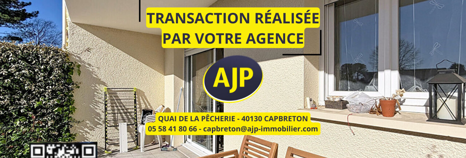 Appartement 2 Pièces 41 m² à vendre à Saint-Vincent-de-Tyrosse (40230)