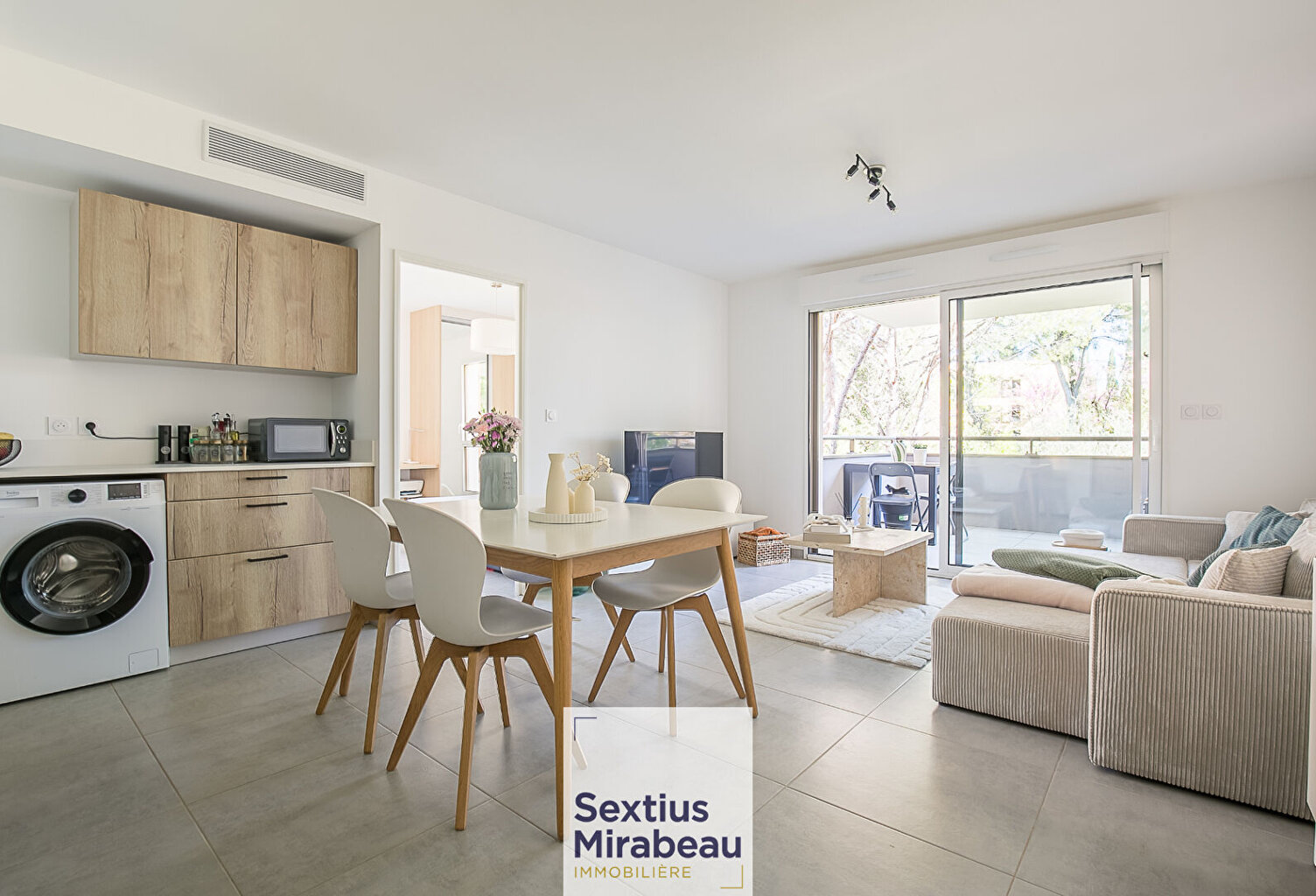 AIX EN PROVENCE - SECTEUR PIGONNET - T2 NEUF 44M² AVEC TERRASSE ET BOX FERME — photo 1