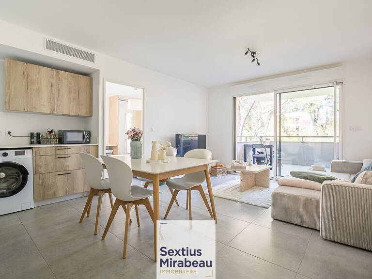 AIX EN PROVENCE - SECTEUR PIGONNET - T2 NEUF 44M² AVEC TERRASSE ET BOX FERME — photo 1