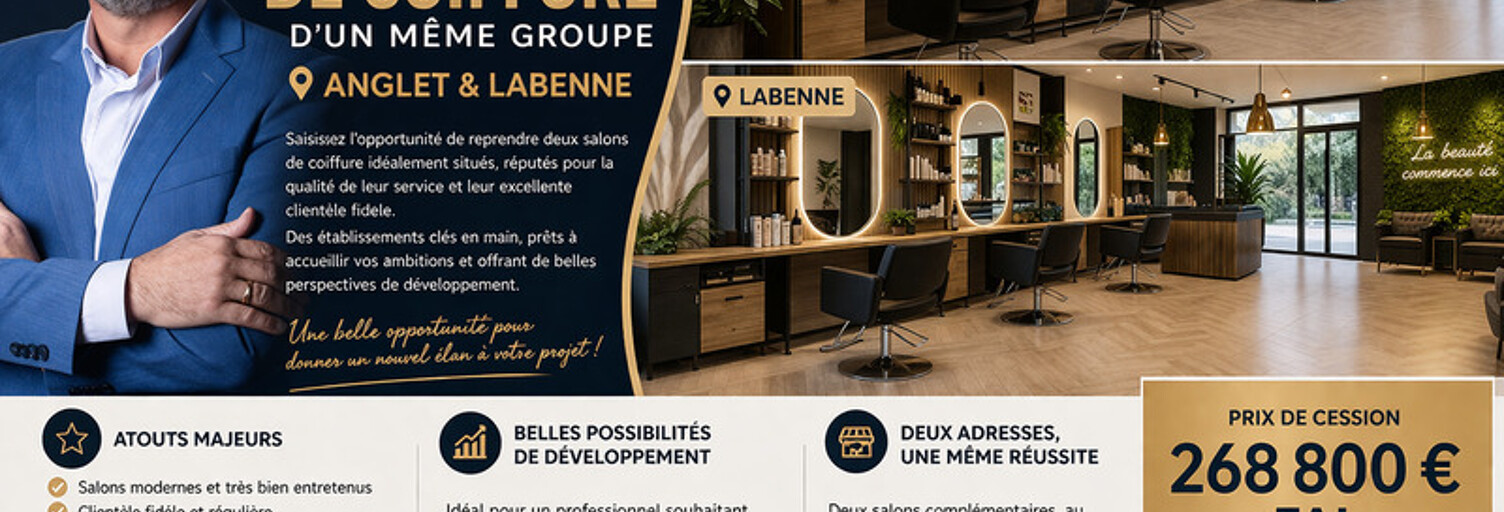 Commerce 6 Pièces 130 m² à vendre à Labenne (40530)