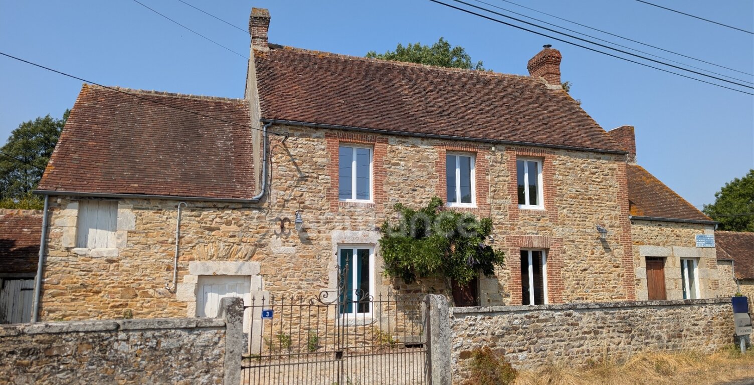 Maison en pierre 120 m² - 4 chambres - Terrain 4 180 m² - Proche Argentan et Sées LE CERCUEIL (61) ORNE - NORMANDIE — photo 1