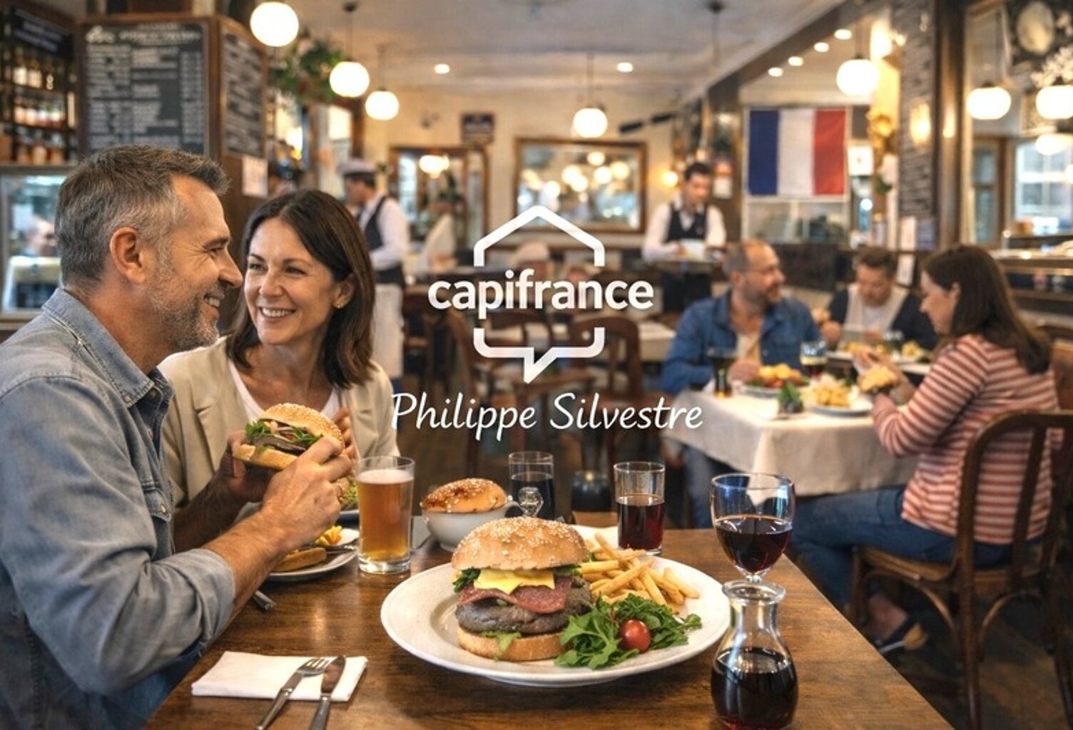 AV Restaurant bistrot et hamburgers français – Emplacement n°1 – EBE > 140 K€ — photo 1