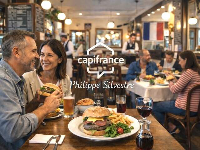 AV Restaurant bistrot et hamburgers français – Emplacement n°1 – EBE > 140 K€ — photo du bien