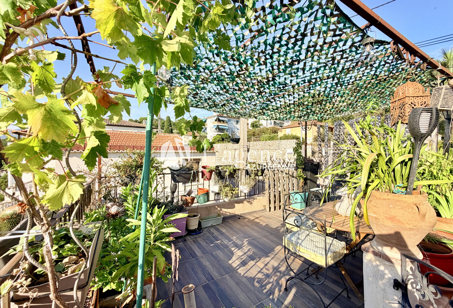 CAGNES SUR MER : APPARTEMENT VILLA LUMINEUX 3/4 PIÈCES GARAG — photo 1