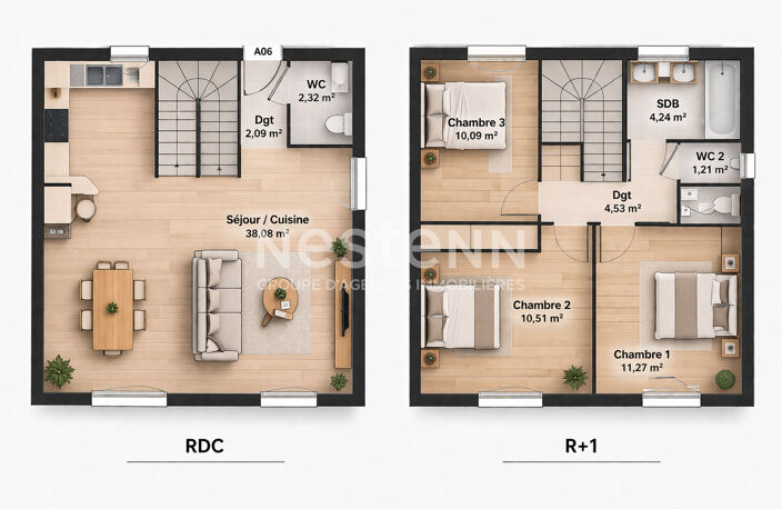 Maison T4 de 85m² avec jardin dans un secteur recherché — photo 3