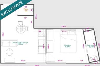 Appartement 2 pièces 90000 €