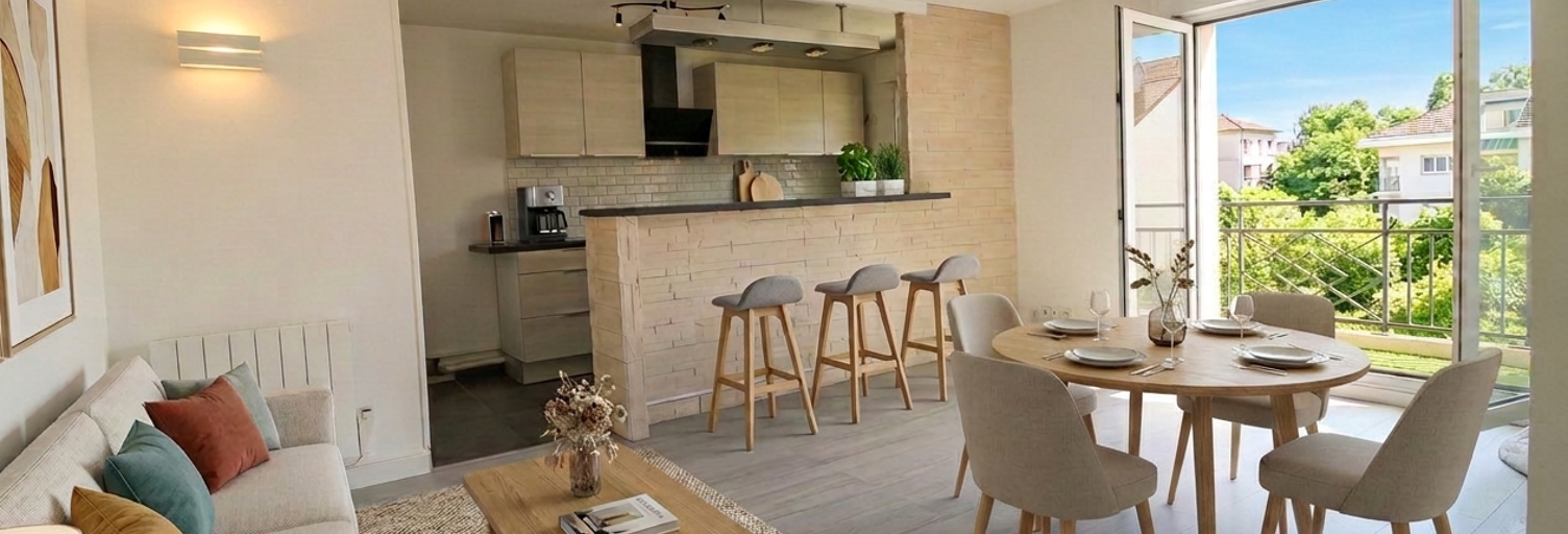 Appartement 3 Pièces 55 m² à vendre à Chilly-Mazarin (91380)