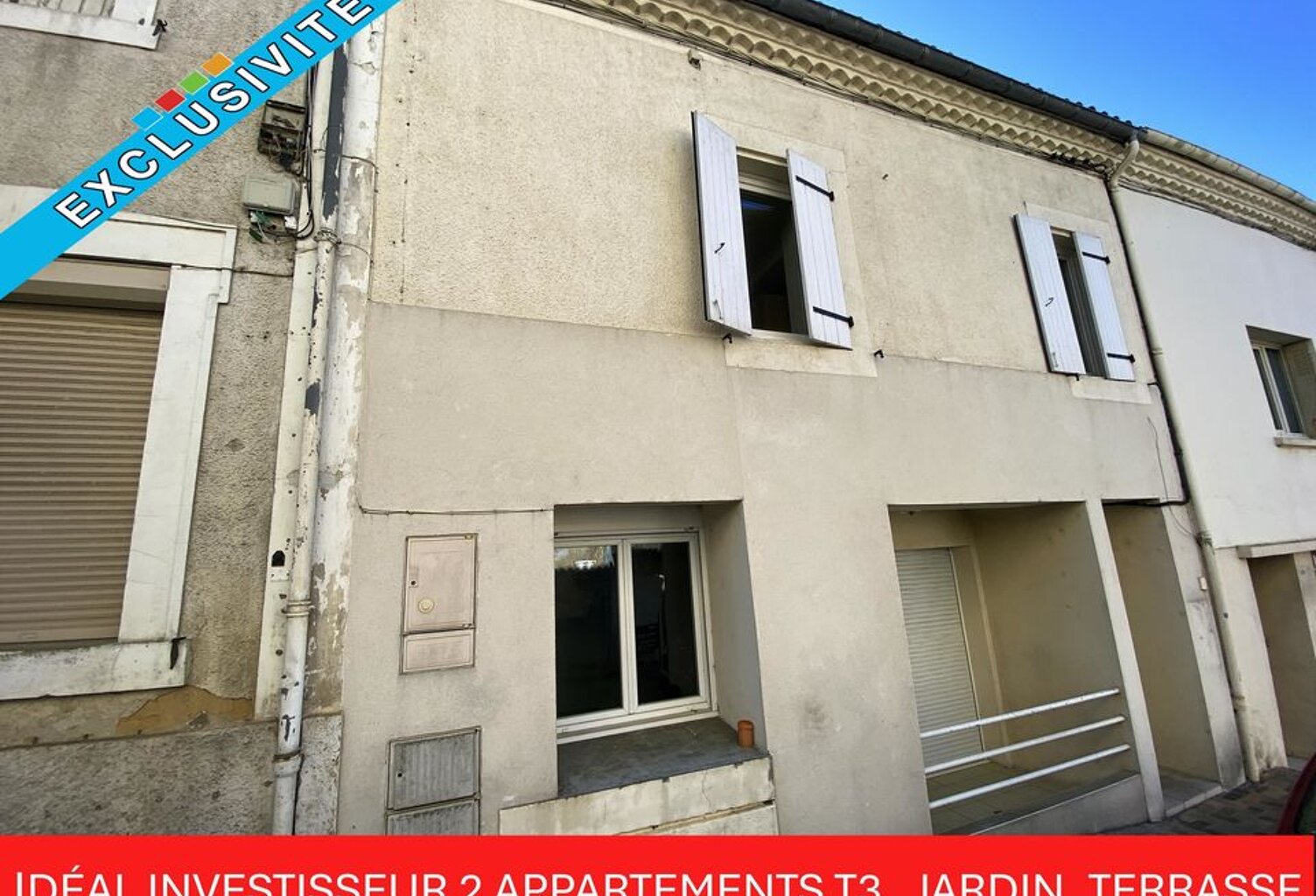 Investissement Locatif Cazaubon (32) : Maison 2 appartements - — photo 1