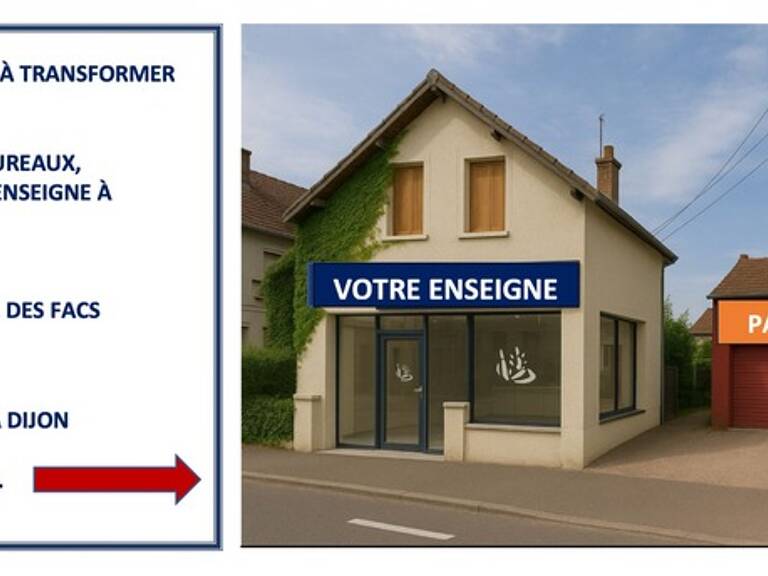 POTENTIEL PROFESSION LIBÉRALE....Local/bureau à vendre DIJON CAP NORD SUR AXE STRATÉGIQUE FORT PASSAGE — photo 1