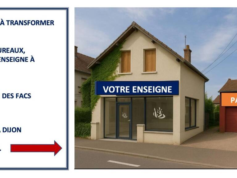 POTENTIEL PROFESSION LIBÉRALE....Local/bureau à vendre DIJON CAP NORD SUR AXE STRATÉGIQUE FORT PASSAGE — photo 1