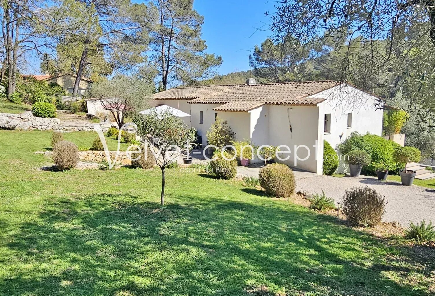 Valbonne charmante  villa de plain pied + dépendance de 2 pièces — photo 1