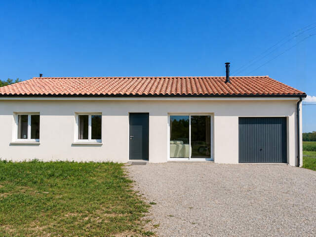 Maison neuve secteur Monpazier, 105m², 3 chambres, terrain 1175m², garage, aucun travaux — photo du bien