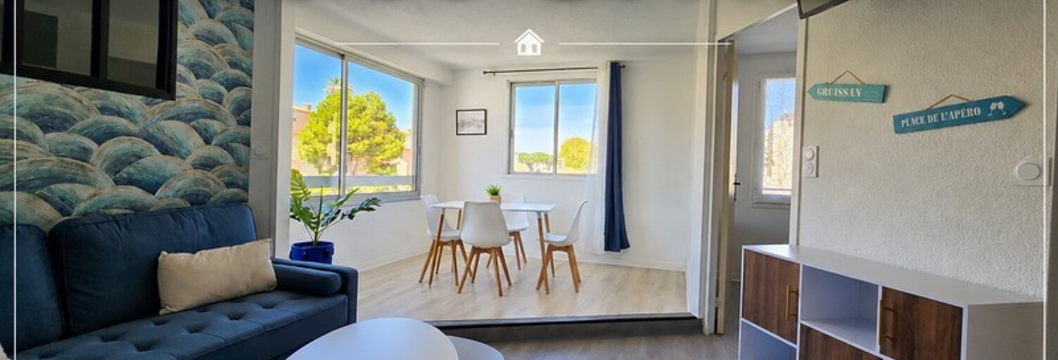Appartement 2 Pièces 43 m² à vendre à Gruissan (11430)