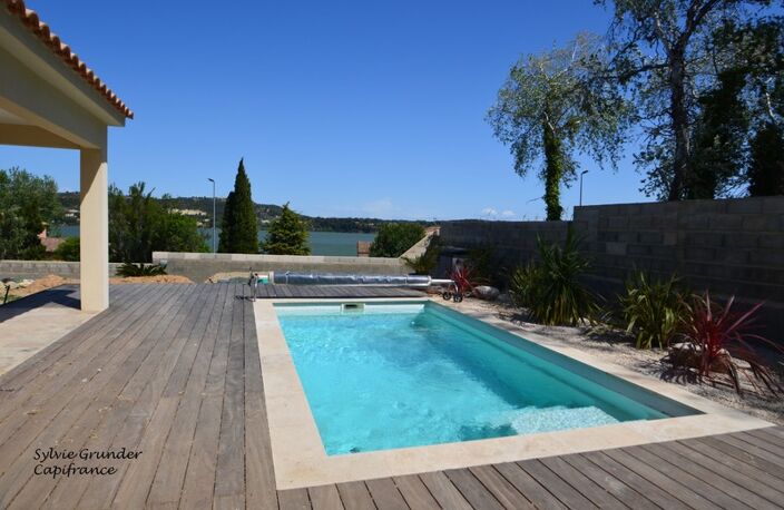 Maison contemporiane 6 pièces Piscine vue étang de l'olivier — photo 2