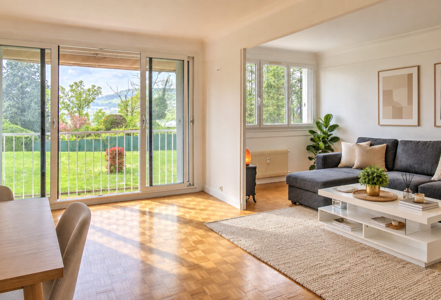 Appartement à vendre 3 pièces - 72 m² - FONTAINES SUR SAONE (69) — photo 1