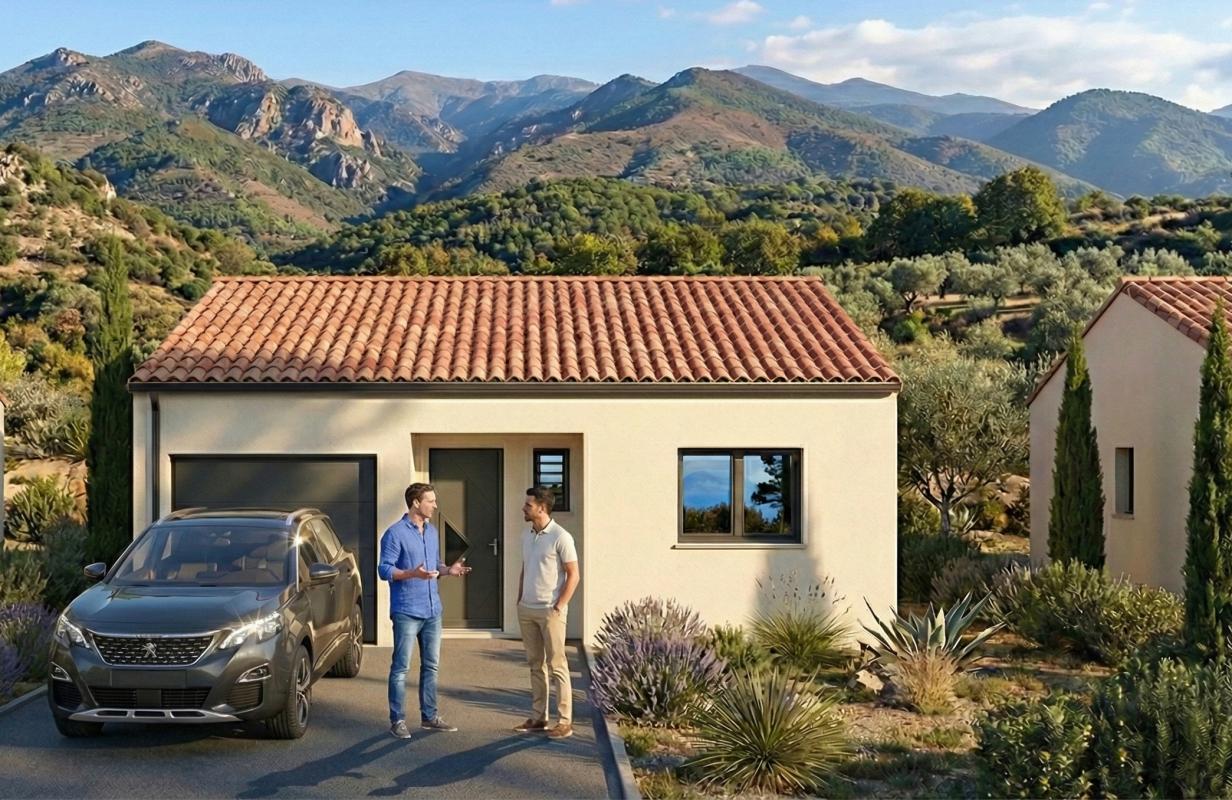 Villa / Maison  T3 à vendre Villemolaque 66300