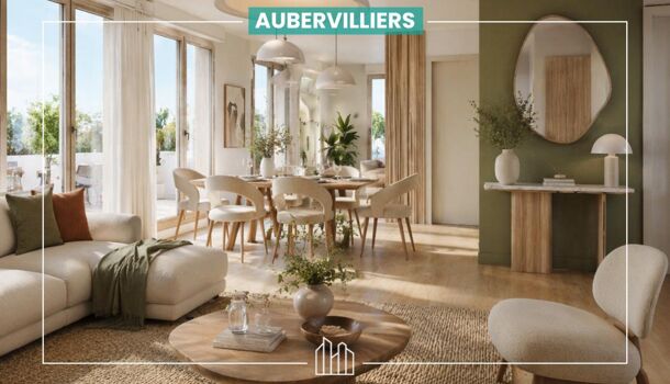 Appartement 3 pièces  à vendre Aubervilliers 93300