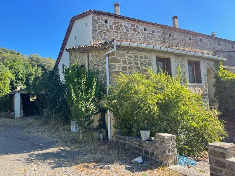 Mas en pierres mitoyen proche Anduze sur terrain constructible de 1900 m2 — photo 1