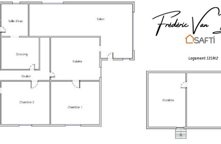 Propriété comprenant deux Maisons de 121M2 et 107M2 — photo 2