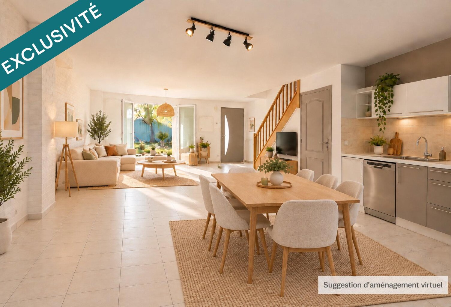Duplex T3 lumineux avec jardin intimiste — photo 1