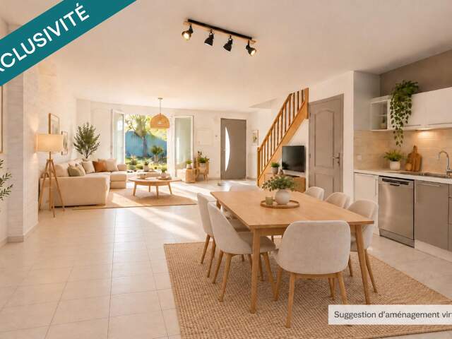 Duplex T3 lumineux avec jardin intimiste — photo du bien