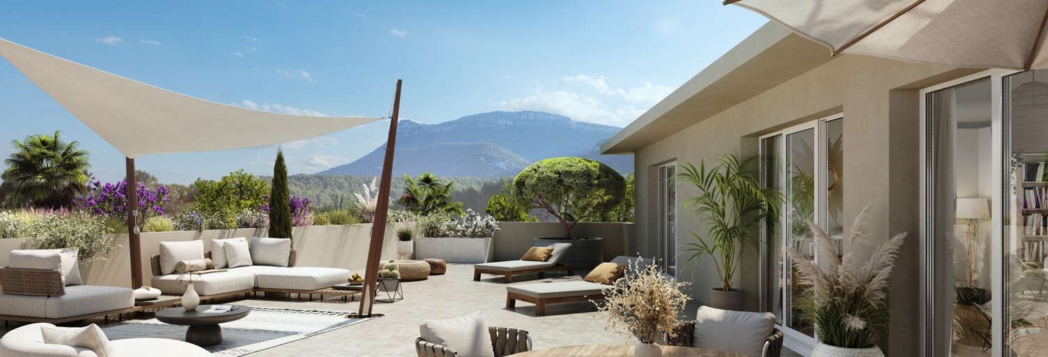 Appartement neuf T2, T3, T4 Pièce 44 à 84 m² à vendre à Trets (13530)