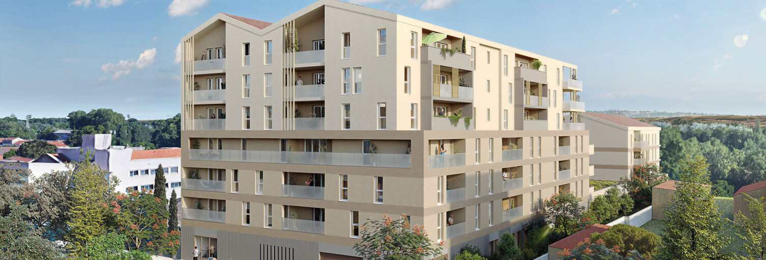 Appartement neuf T2, T3, T4 Pièce 39 à 108 m² à vendre à Béziers (34500)